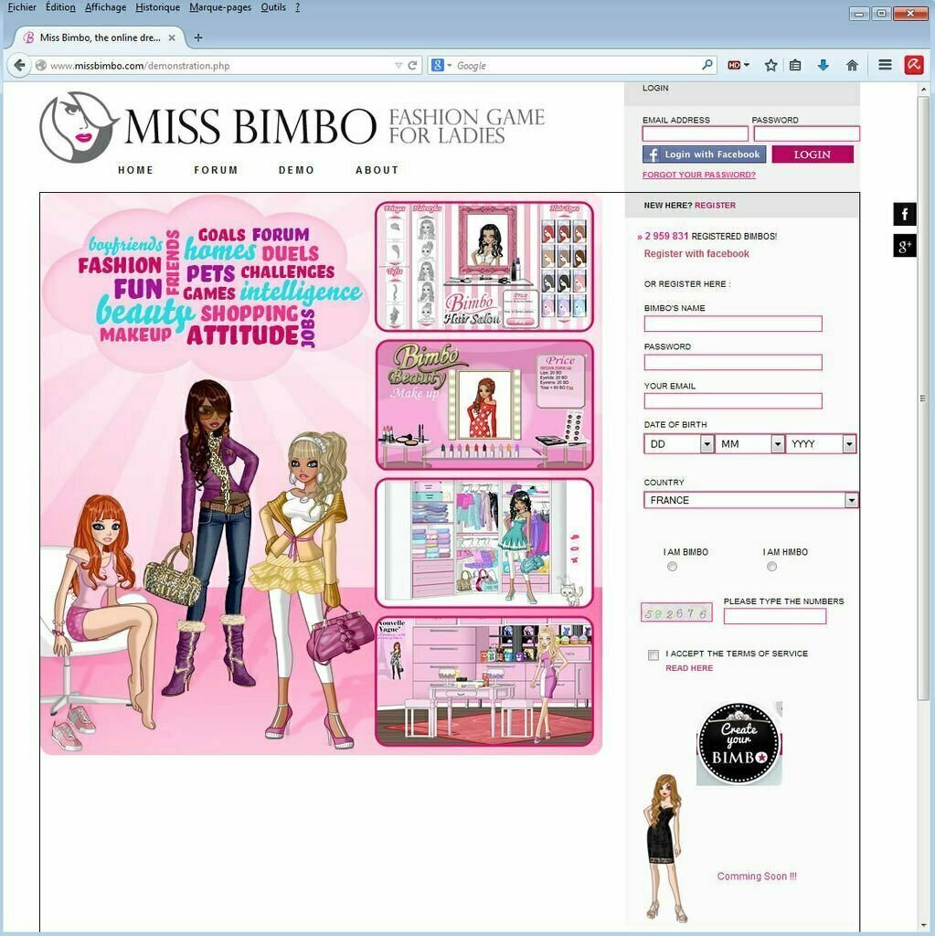 Miss Bimbo Online Game